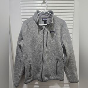 Patagonia Men's Better Sweater Gray Fleece Jacket